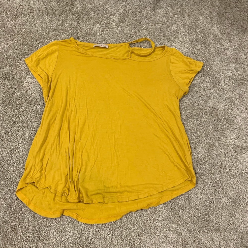 Yellow soft shirt